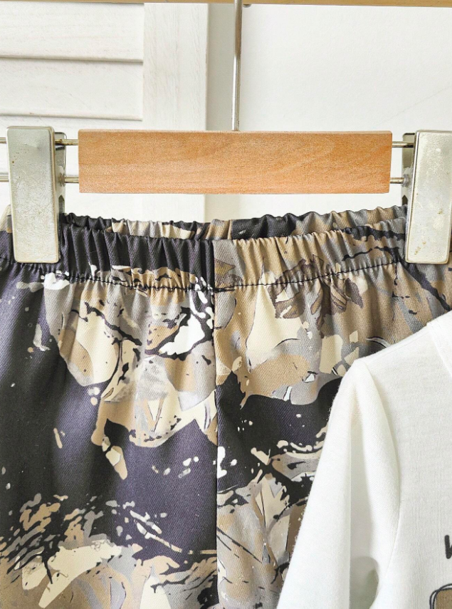 Mama’s Boy” Camo Outfit Set