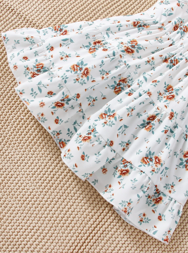 Floral Sundress & Denim Jacket Set