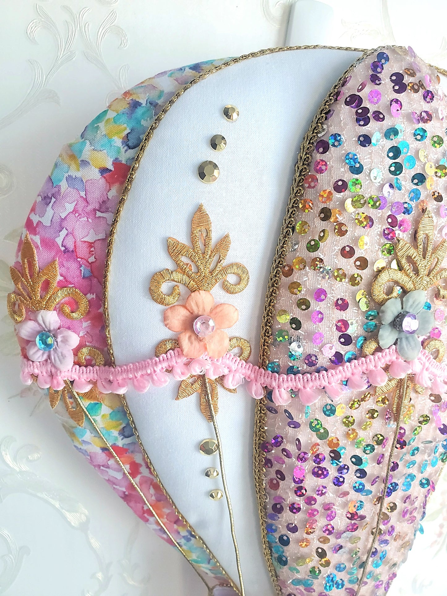 Handmade Pastel Hot Air Balloon Nursery Decor
