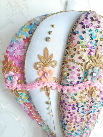 Handmade Pastel Hot Air Balloon Nursery Decor
