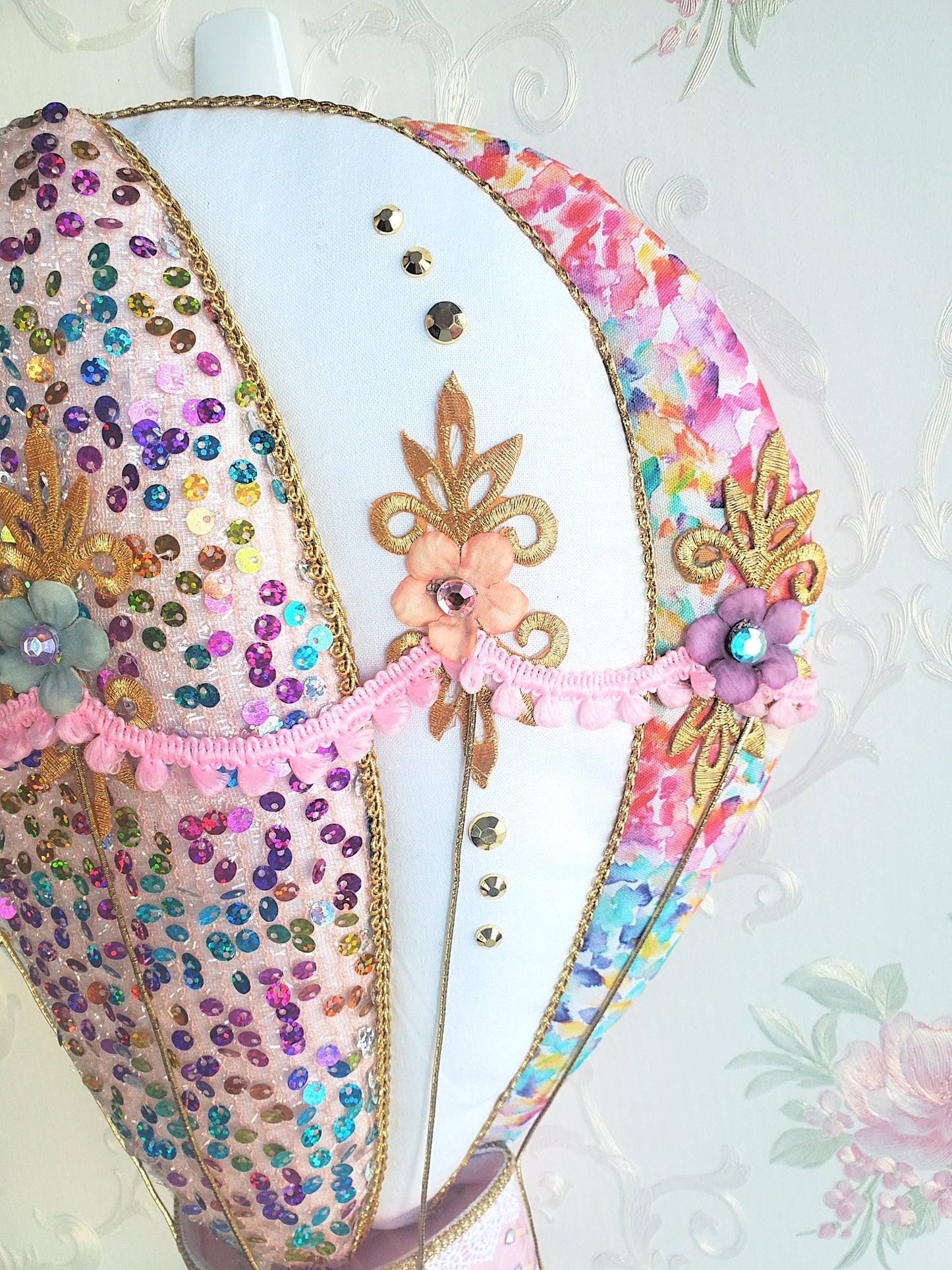 Handmade Pastel Hot Air Balloon Nursery Decor