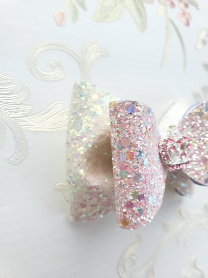Birthday Confetti Hair Bow for Girls,