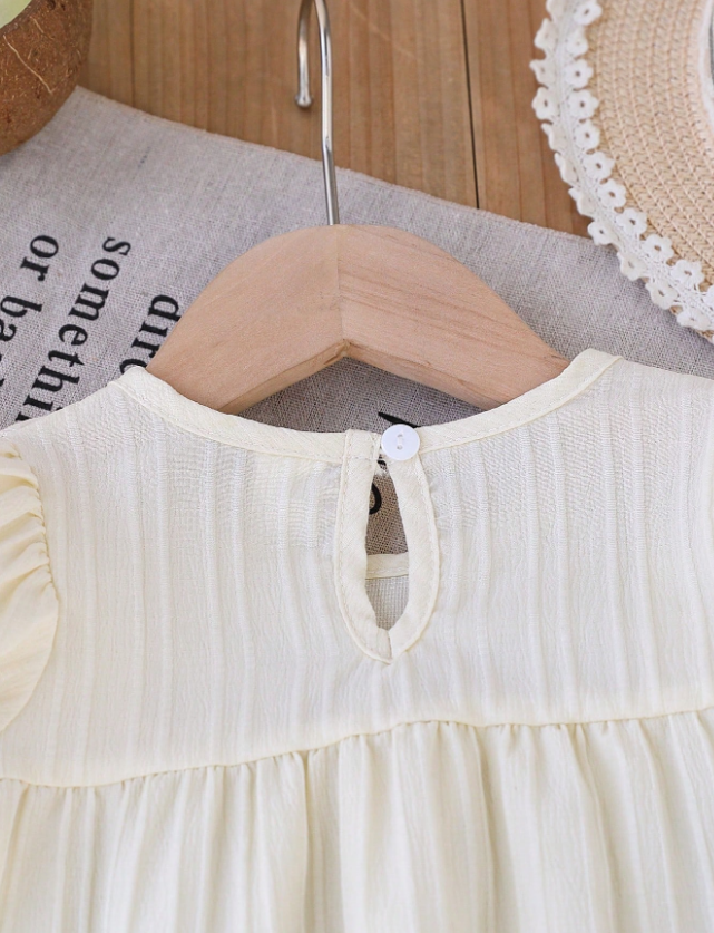 Vintage-Inspired Floral Embroidered Romper