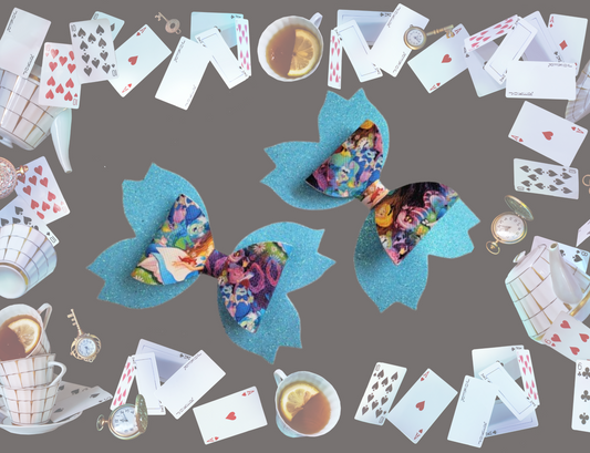 Wonderland Hair Bow for Girls