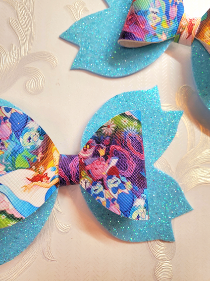 Wonderland Hair Bow for Girls
