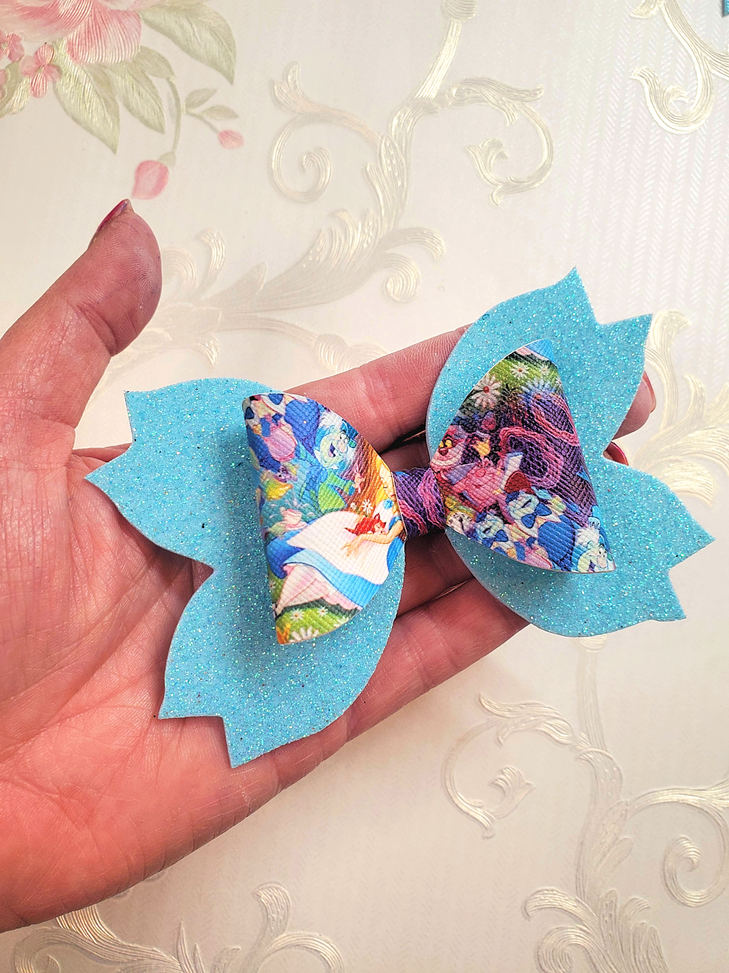 Wonderland Hair Bow for Girls
